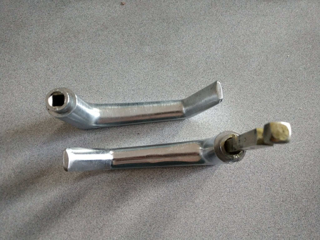ARROW LOCK " B " SERIES (NOT BM) XL LEVER TRIM HANDLES ONLY US26D USED