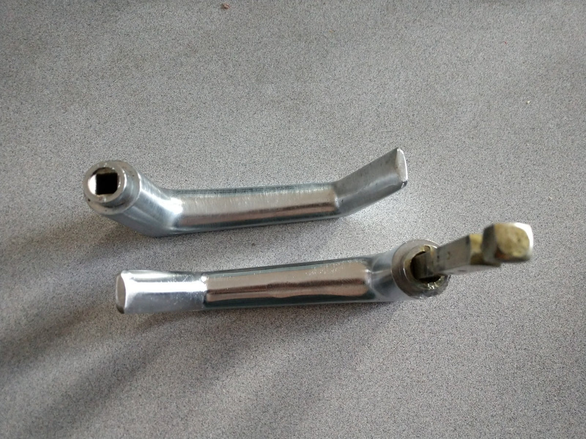ARROW LOCK " B " SERIES (NOT BM) XL LEVER TRIM HANDLES ONLY US26D USED