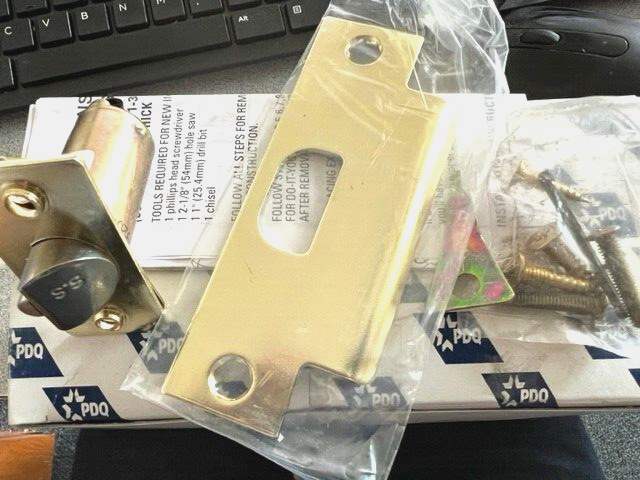 PDQ LOCK ENTRY SV-CQ 116 SFIC US3 2 3/4" BS LESS CORE X ASA POLISHED BRASS