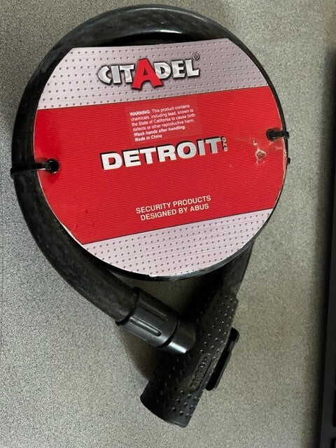 ABUS CITADEL CS40.90D BC - BIKE CABLE LOCK - BLACK "DETROIT 670" MODEL