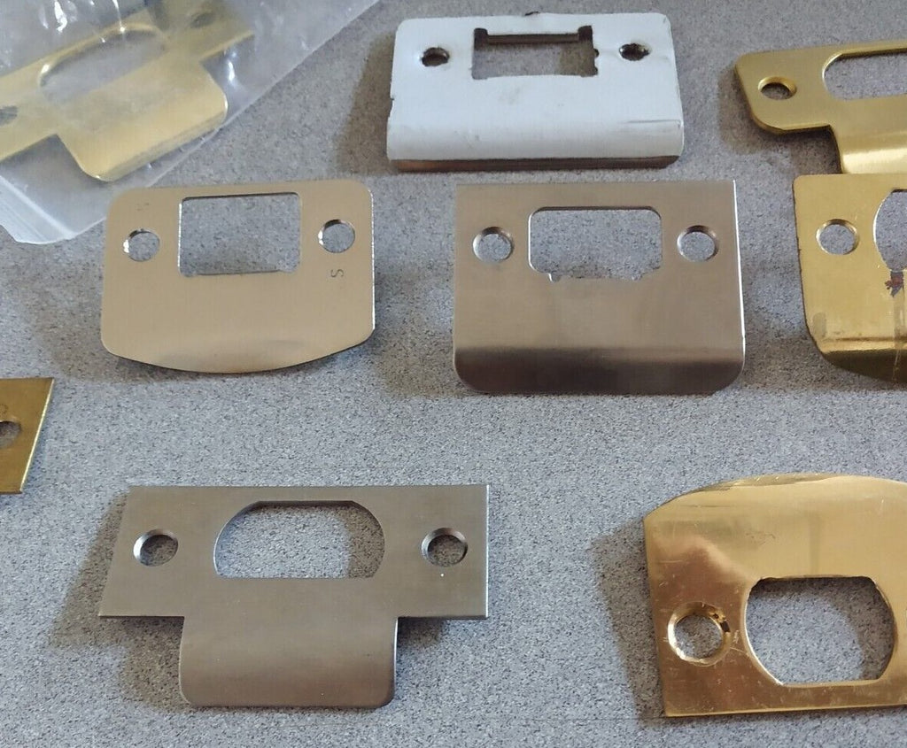 LOCKSMITH WOODWORKER ASSORTMNT 11 FULL LIP, EXTENDED LIP & T STRIKES USED & NEW