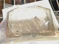 ACCENTRA YALE AU 904 X 905 AUGUSTA HANDLE SET W/ SPLIT SPINDLE US26 POL CHROME