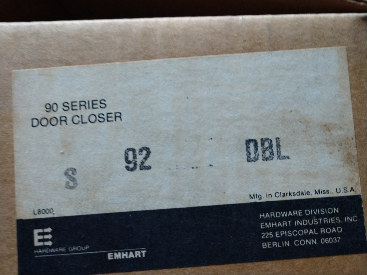 CORBIN BY EMHART P92 DBL DOOR CLOSER NOS SIZE 2