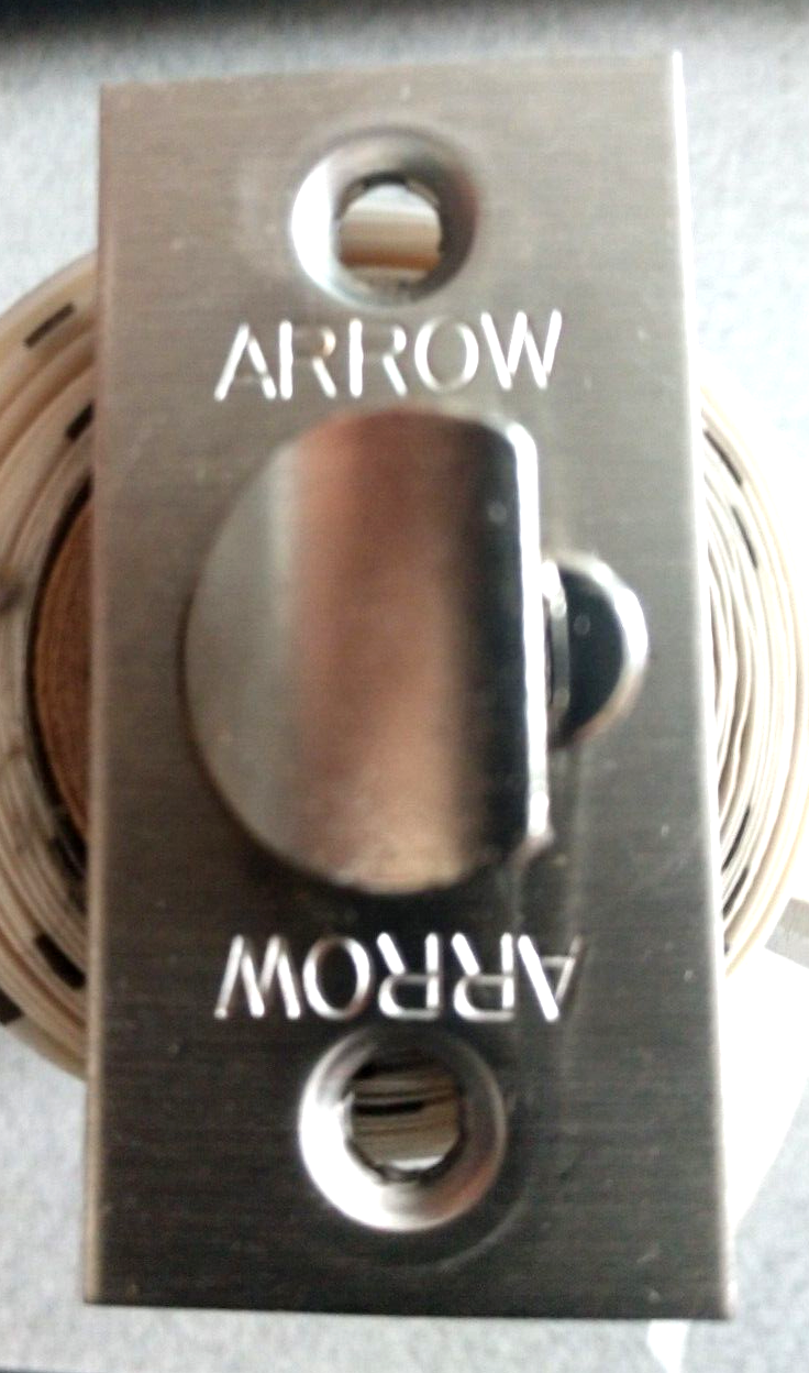 ARROW LOCK  2 3/4" DEAD LATCH ONLY US32D   SEE PICTURE AND LOOK CLOSELY