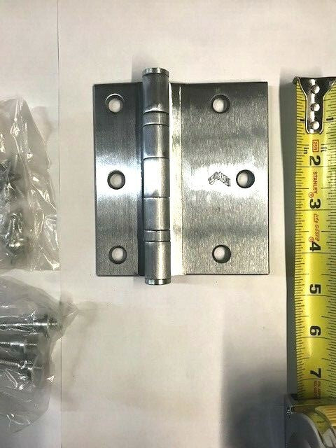 3 EACH BAH BB0 171 4 1/2  US26D  FULL SURFACE HINGES 