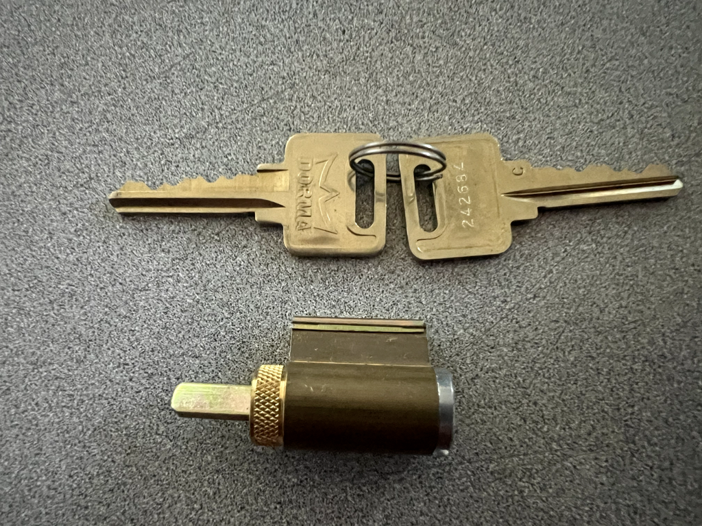DORMA ORIGINAL CYLINDRICAL  CYLINDER SC2 KEYWAY