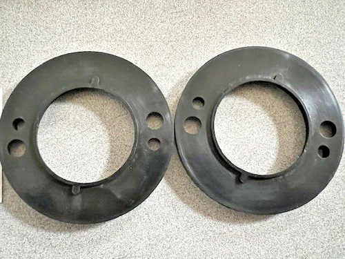 2 EACH  FALCON  A30775-000 T SERIES SHIMS FOR 1 3/8" THICK DOORS BLACK PLASTIC