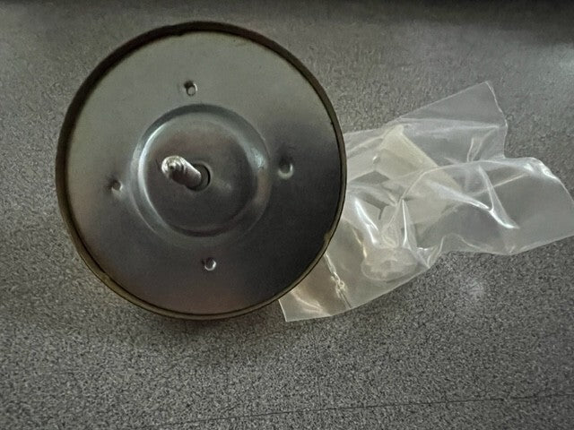 HAGER 232W US3 CONVEX WALL STOP WITH TOGGLER AND SCREW