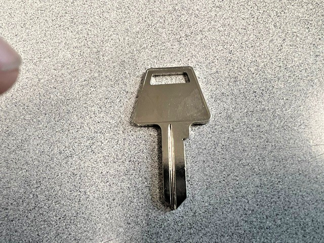 1 EACH KABA ILCO A 1045   AMERICAN PADLOCK KEY BLANK