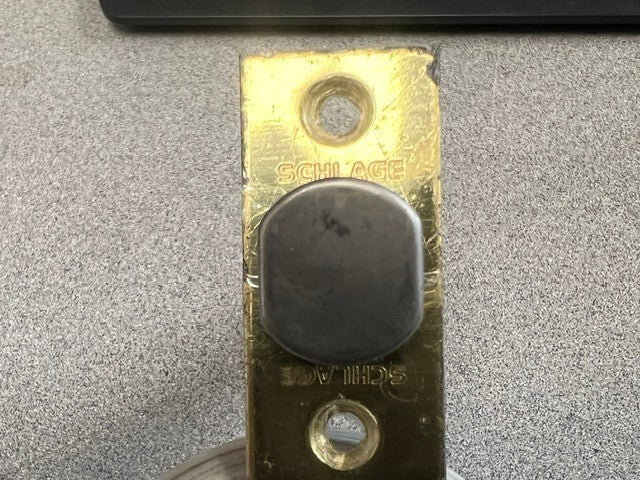 SCHLAGE DEADBOLT ONLY US3 ADJUSTABLE BACKSET (LOOK CLOSELY AND COMPARE)