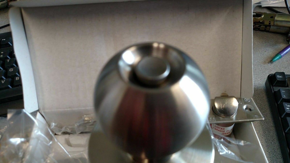 CORBIN RUSSWIN CK 4430 GWC 630 PRIVACY GRADE 2 BALL KNOB NOS 2 3/4" BACKSET X AS