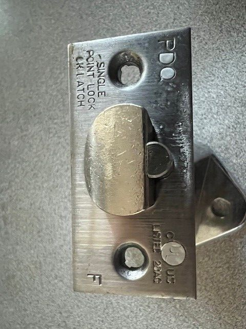 PDQ GP SERIES UL DEAD LATCH 2 3/4" US32D