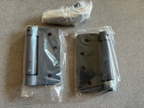 2 EACH BOMMER 4311 4 X 4 UL SINGLE ACTING SPRING HINGE USP 600 PRIME COAT