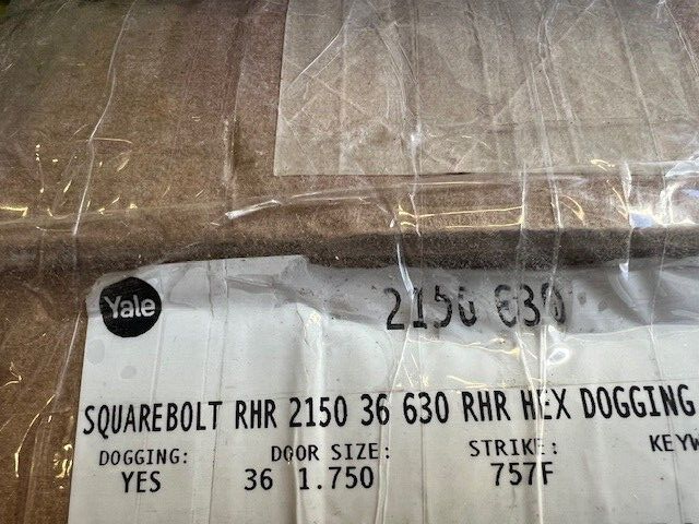 ACCENTRA 2150- 36-630  SQUAREBOLT Series Exit Device 36" 630 Finish