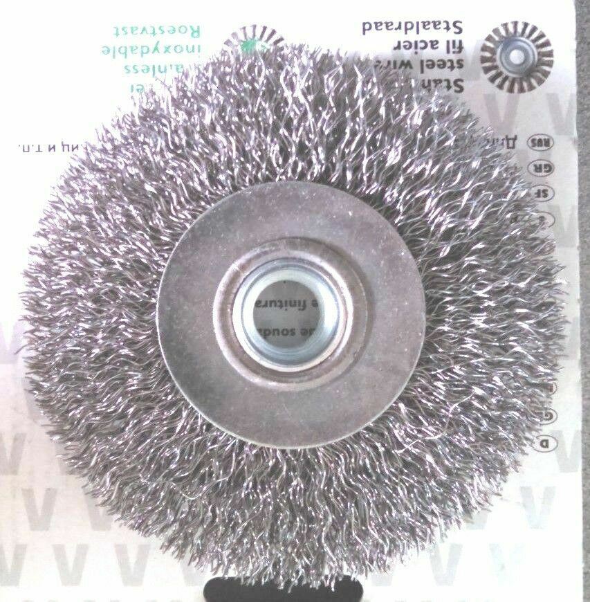 AUTO BODY WELDERS QTY 1  ABRASIVES LESSMAN 322.171.US CRIMPED WHEEL BRUSH GERMAN