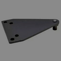 UNIVERSAL PA ARM  BRACKET IN BLACK  FOR DOOR CLOSERS WORKS W/ NORTON & YALE