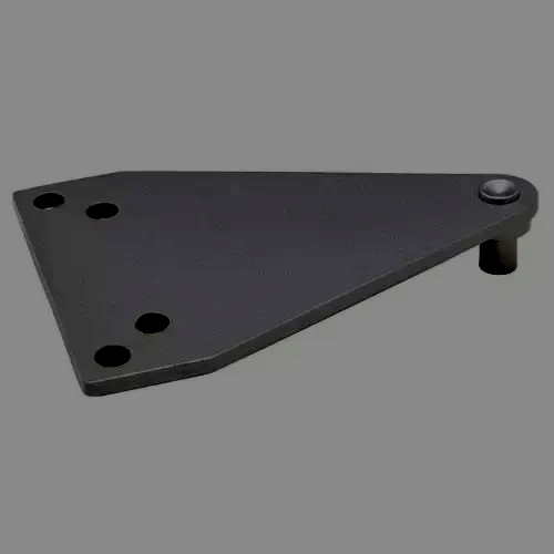 UNIVERSAL PA ARM  BRACKET IN BLACK  FOR DOOR CLOSERS WORKS W/ NORTON & YALE