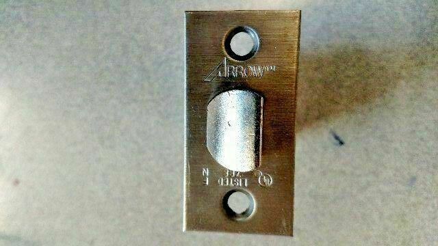 ARROW LOCK 2 3/4" UL SPRING LATCH US32D