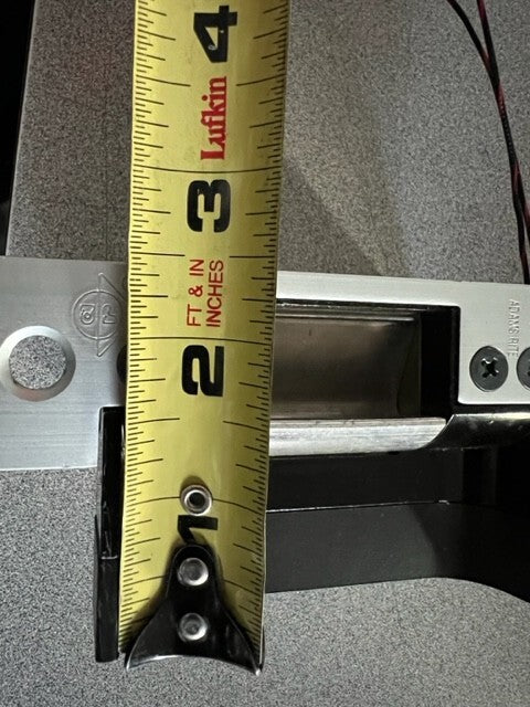 ADAMS RITE ELEC STRIKE 7170-515-628-03  W/ EXTEND LIP 12VDC FAIL SAFE ALUM FIN