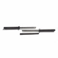 GOLD'S GYM WEIGHT  3 PIECE LIFTING BAR 2" ENDS 7' WIDE W/ SPRING COLLARS 