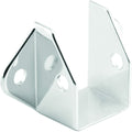 SENTRY SUPPLY  656-6473 HEADRAIL 1" BRACKET CHROME ZAMAK