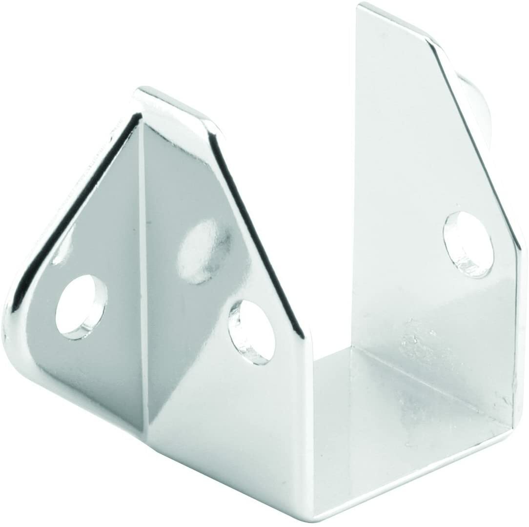 SENTRY SUPPLY  656-6473 HEADRAIL 1" BRACKET CHROME ZAMAK