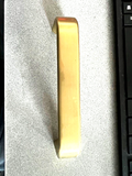 1 EA   SATIN SOLID BRASS COMMERCIAL DOOR PULL 1/2 ROUND HEAVY HEAVY DUTY