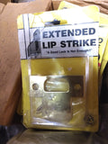 DON JO ETS-102-3 EXTENDED LIP "T" STRIKE   US3  2"   POLISHED BRASS
