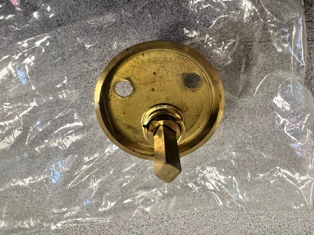 CORBIN RUSSWIN MORTISE LOCK THUMB TURN Lever pack 519F10-606 SATIN BRASS