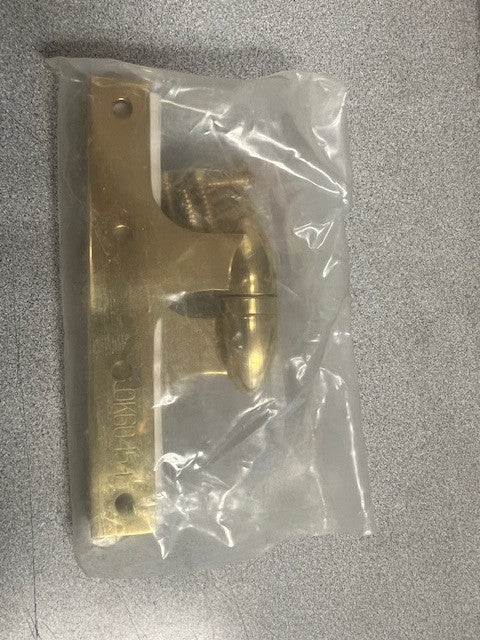 DELTANA OLIVE KNUCKLE HINGE US3 OK6045B3 6 X 4 1/2" POLISHED BRASS LEFT HAND