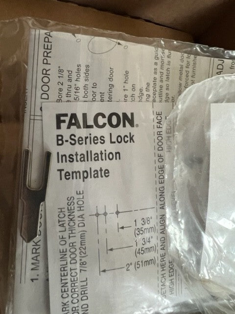 FALCON LOCK B511BD QUA 626 ENTRY/OFFICE LOCK FOR SFIC L/CORE