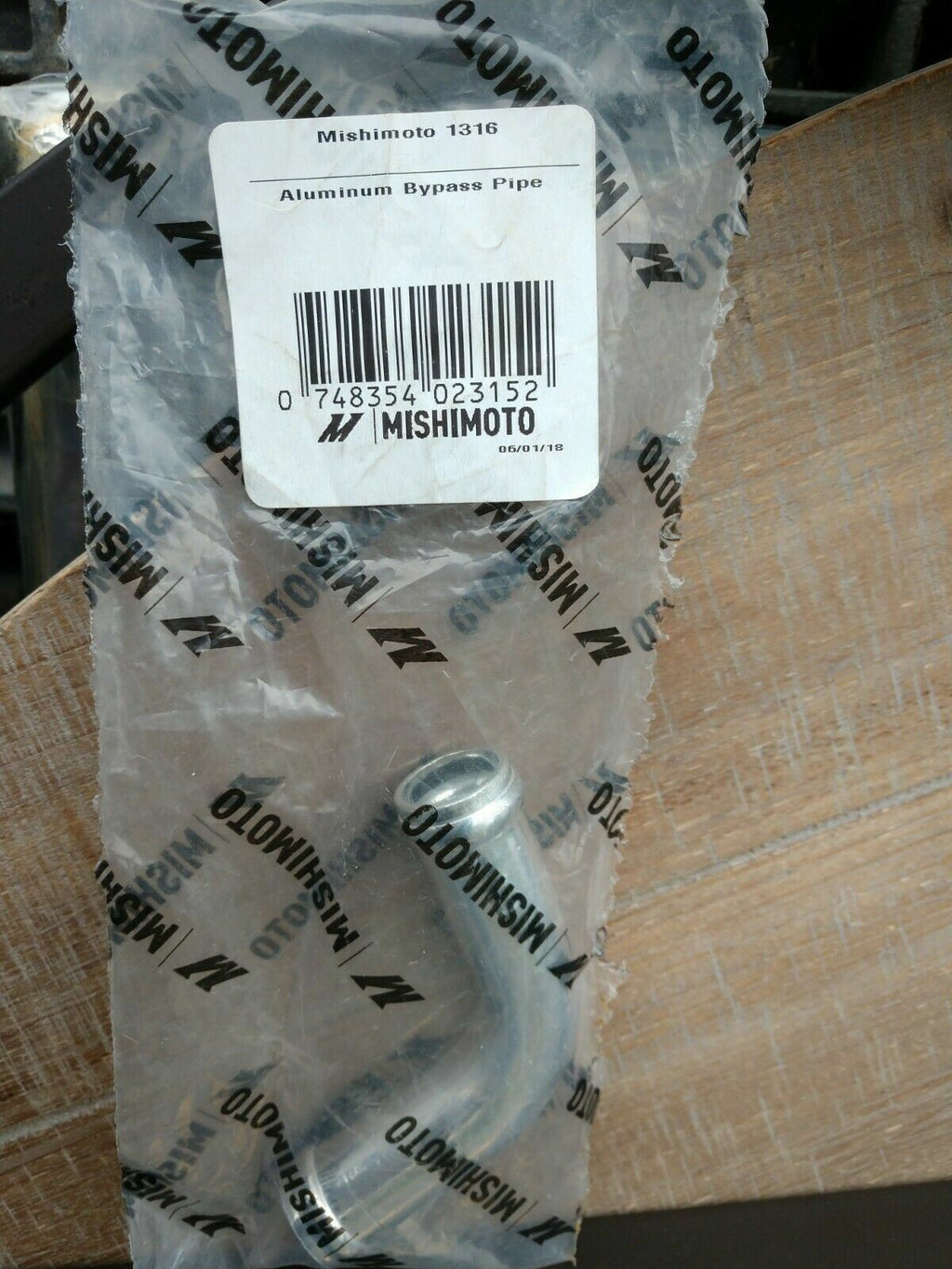 MISHIMOTO 1316 ALUMINUM BYPASS PIPE 