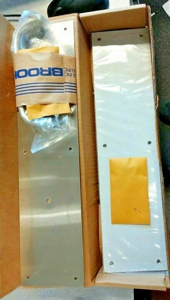 BROOKLINE HARDWARE  54 X925 X 630 PUSH AND PULL SET US32D 4 X 16 X 6.5" CC PULL