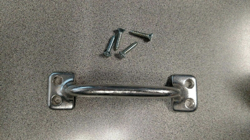 H.B. IVES 26A92 SASH LIFT DOOR PULL CAST ALUMINUM BRIGHT ALUM FINISH RESTORATION