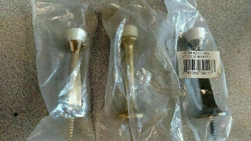 3 EACH WALL BASEBOARD  DOOR STOP 3" 