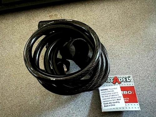 ABUS CITADEL CS20.150 B  CABLE LOCK - BLACK "COLOMBO"   2 KEYS
