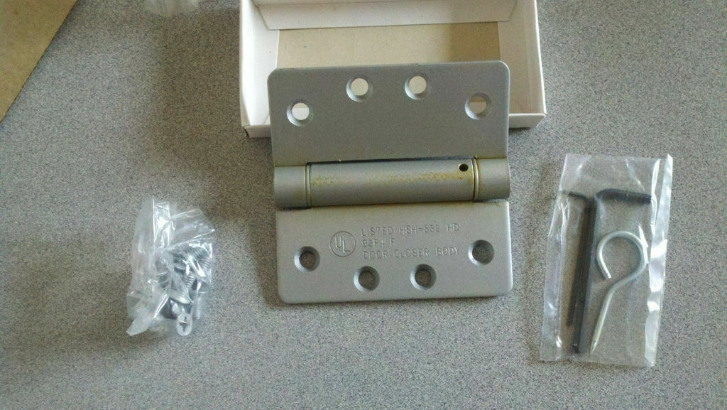 1 EA UL179 4 X 4 (1/4 ") RADIUS DR SPRING HINGE ALUM FIN= STANLEY HAGER BOMMER