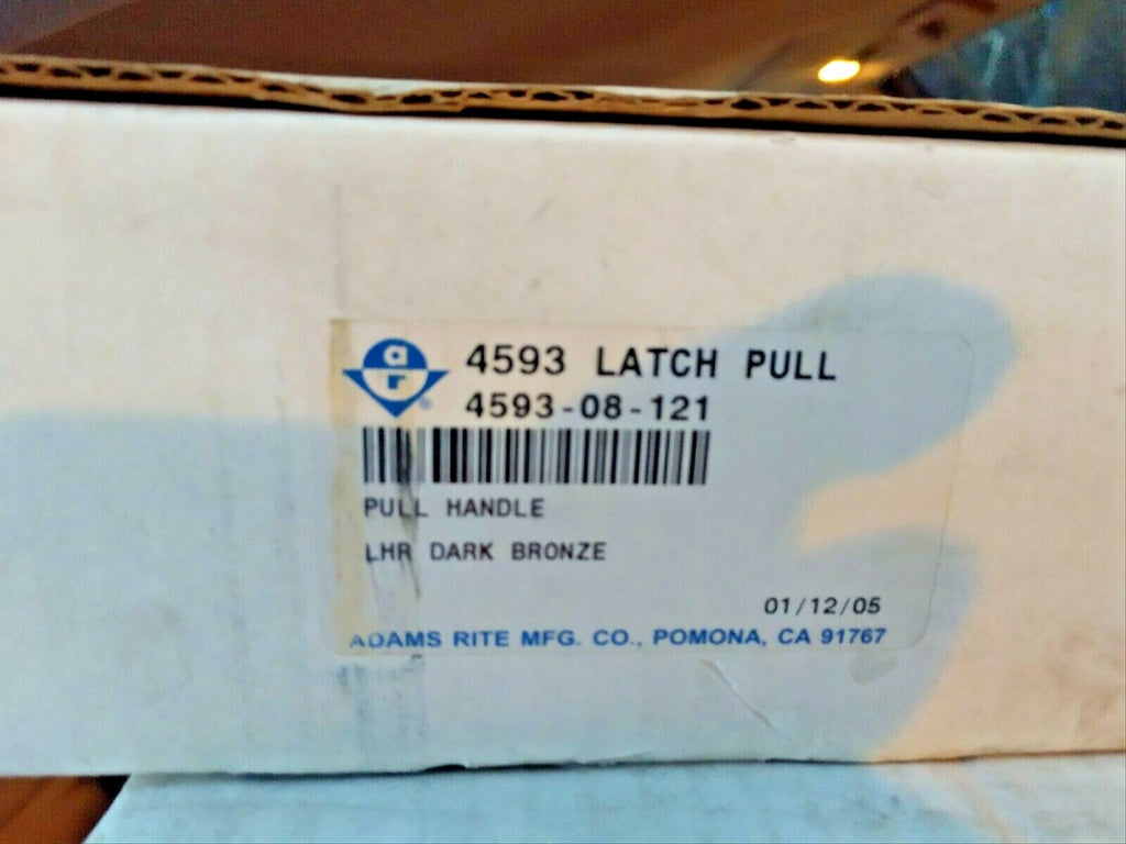 ADAMS RITE 4593-08-121 LATCH (LOCK) PULL NOS DARK BRONZE HANDED  PULL TO LEFT