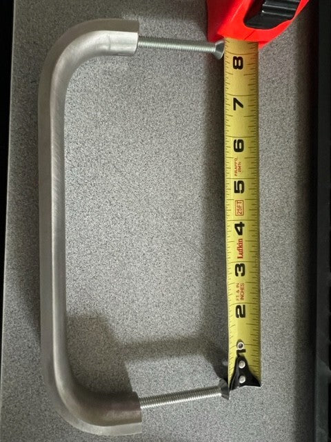HAGER HINGE 1G 8" CC MODIFIED DOOR PULL US32D STAINLESS STEEL