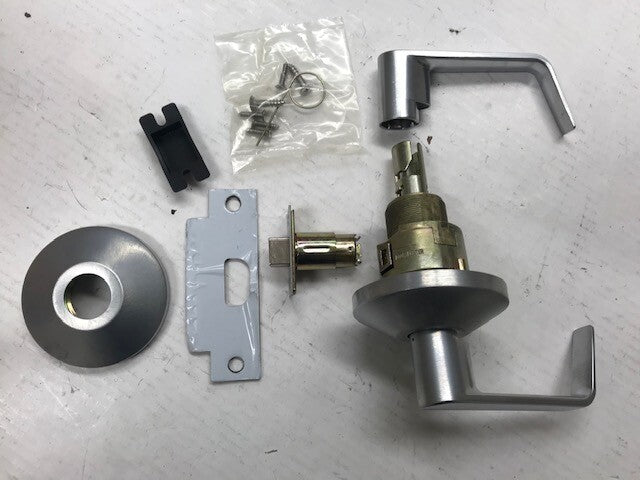 Falcon Lock  Z101D 626  PASSAGE Lock US26D 2 3/4" BACKSET