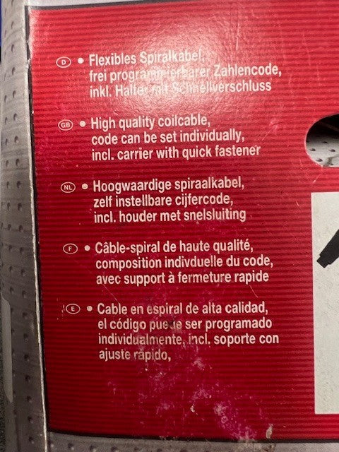 ABUS CITADEL MOSCOW BIKE LOCK (SET YOUR OWN COMBO)