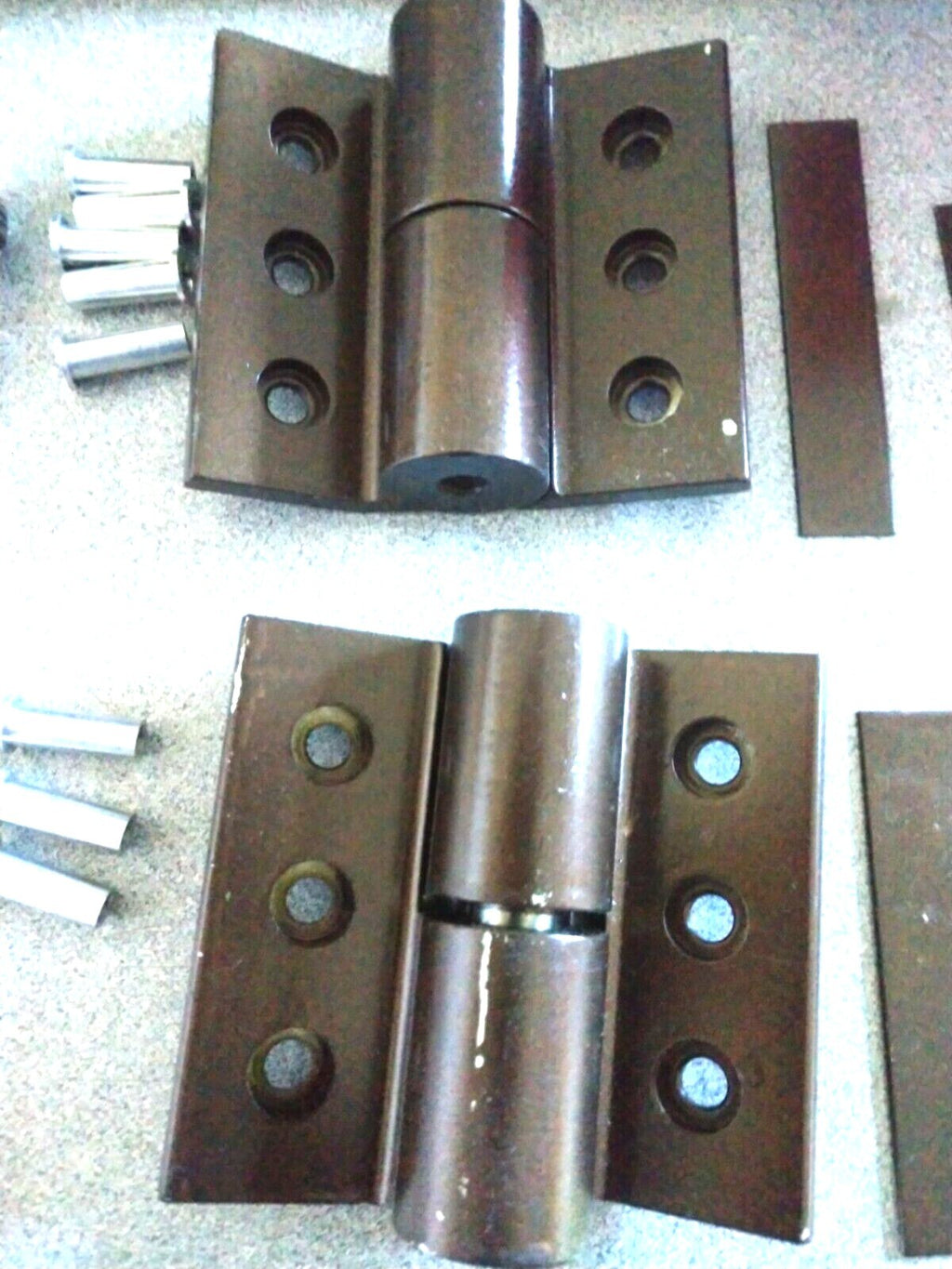 EZ3RH ALUM DOOR REPLACE  SURFACE HINGES FOR RH DOORS DURO FIN  (LESS THAN ROTON)