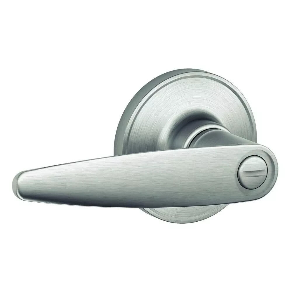 SCHLAGE Dexter by Schlage J40DOV626 Dover Bed and Bath Lever, Satin Stainless...