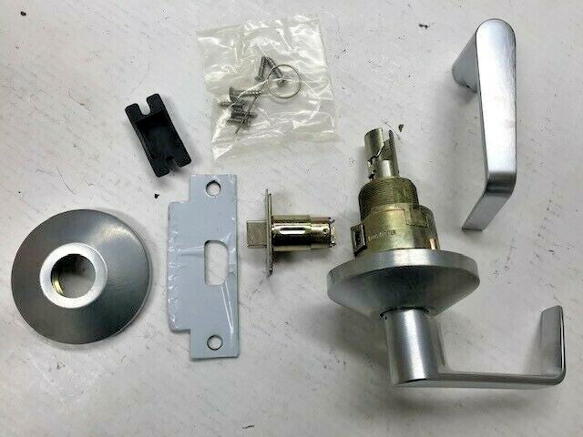 Falcon Lock  Z101D 626  PASSAGE Lock US26D 2 3/4" BACKSET
