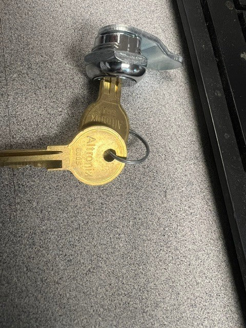 ALLTRONICS CAM LOCK 1/4" CLEARANCE WITH 2 KEYS