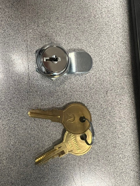 ALLTRONICS CAM LOCK 1/4" CLEARANCE WITH 2 KEYS