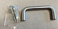 HEAVY DUTY 4" CC WIRE PULL HANDLE US26D ON SOLID BRASS