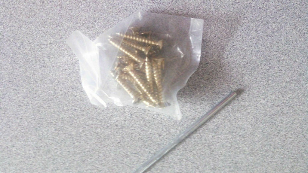 1 PAIR equal to BOMMER 3029 DOUBLE ACTING SPRING HINGES 4" SPRAYED BRASS DASH