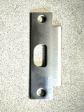 ASA LOCK STRIKE US26D 4 7/8" DULL CHROME W/ SCREWS  FOR CYL & TUBULAR LOCKS
