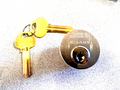 CORBIN RUSSWIN 1000-114-626 62B2 KEYWAY O-BITTED WITH 2 KEY BLANKS
